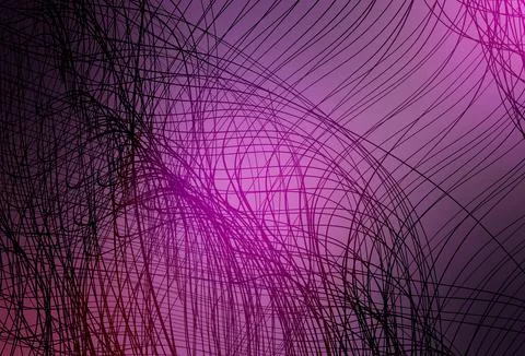 Light Purple, Pink vector pattern with wry lines. イラスト素材