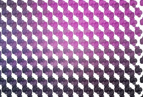 Light Purple, Pink vector pattern with liquid shapes. Stockillustratie