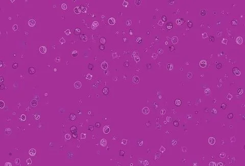 Light Purple, Pink vector pattern with fresh ingredients. Stock Illustration