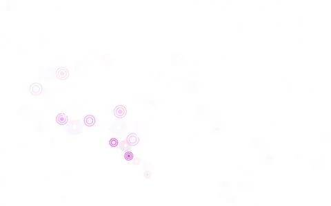 Light Purple, Pink vector pattern with spheres. Illustrazione stock
