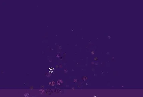 Light Purple, Pink vector pattern with random forms. 库存插图