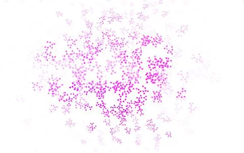 Light Purple, Pink vector pattern with artificial intelligence network. Stock Illustration