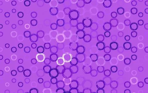 Light Purple, Pink vector pattern with spheres. Stock Illustration
