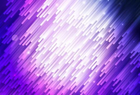 Light Purple, Pink vector pattern with sharp lines. Stock Illustration