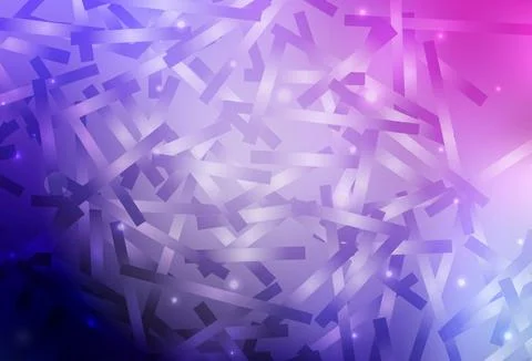 Light Purple, Pink vector pattern with sharp lines. Stock Illustration