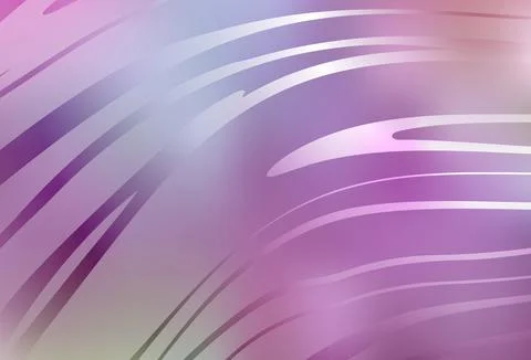 Light Purple, Pink vector pattern with curved lines. Illustrazione stock