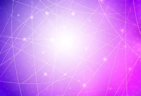 Light Purple, Pink vector pattern with sharp lines. Illustrazione stock