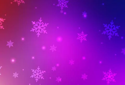 Light Purple, Pink vector pattern in Christmas style. Illustrazione stock