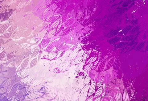 Light Purple, Pink vector pattern with random forms. Stock Illustration