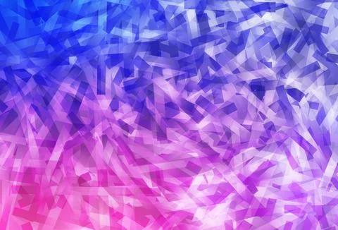 Light Purple, Pink vector pattern with sharp lines. Stock Illustration