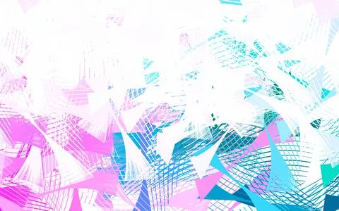 Light Purple, Pink vector pattern with polygonal style. Stock Illustration