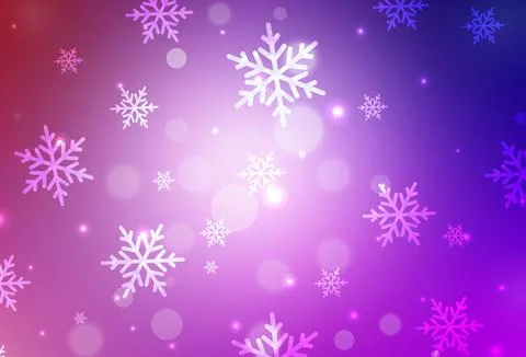 Light Purple, Pink vector pattern in Christmas style. Illustrazione stock