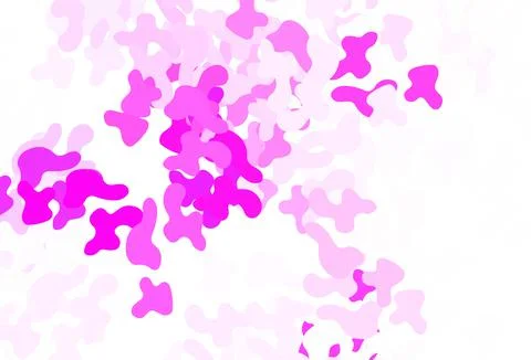 Light Purple, Pink vector pattern with random forms. 库存插图