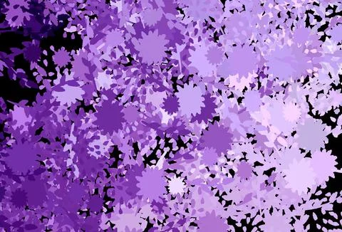 Light Purple, Pink vector pattern with random forms. イラスト素材