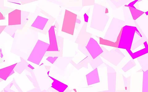 Light Purple, Pink vector pattern with colorful hexagons. Stock Illustration