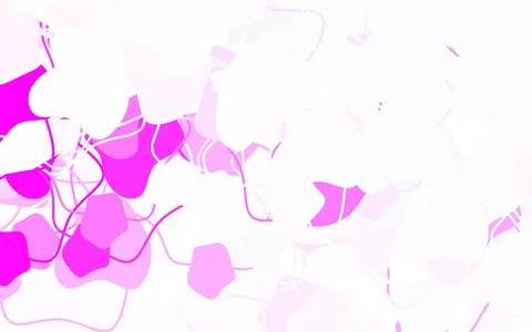 Light Purple, Pink vector pattern with random forms. Stock Illustration