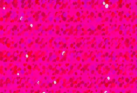Light Purple, Pink vector pattern with curved circles. Stock Illustration