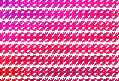 Light Purple, Pink vector pattern with curved circles. Stock Illustration