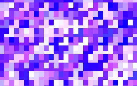 Light Purple, Pink vector pattern in square style. Illustrazione stock