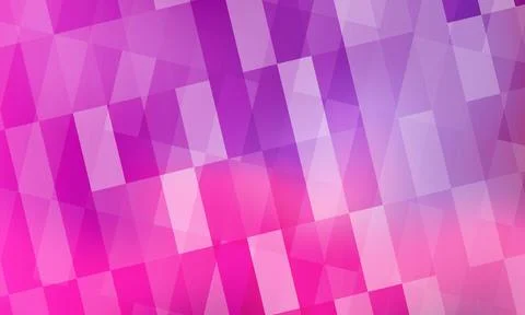 Light purple, pink vector pattern in square style. Stockillustratie