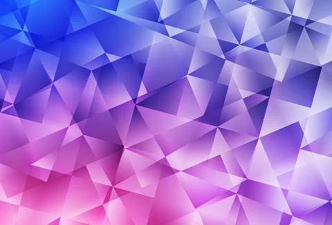 Light Purple, Pink vector polygonal pattern. イラスト素材