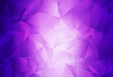 Light Purple, Pink vector shining triangular background. Ilustração Stock