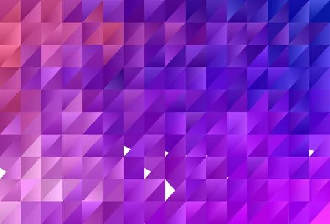 Light Purple, Pink vector shining triangular layout. Stock-Illustration