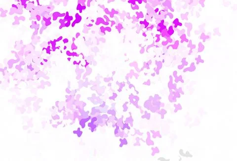Light Purple, Pink vector template with chaotic shapes. Stock Illustration