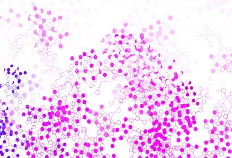 Light Purple, Pink vector template with artificial intelligence structure. Illustrazione stock