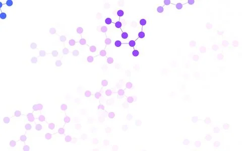 Light Purple, Pink vector template with artificial intelligence structure. Stock Illustration