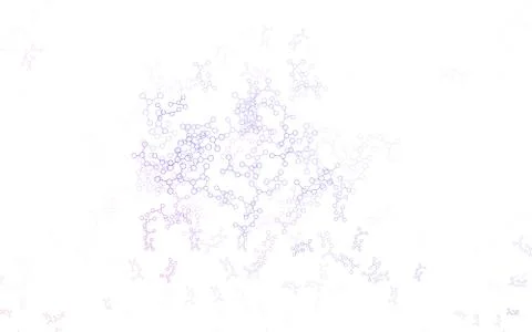 Light Purple, Pink vector template with artificial intelligence structure. Illustrazione stock