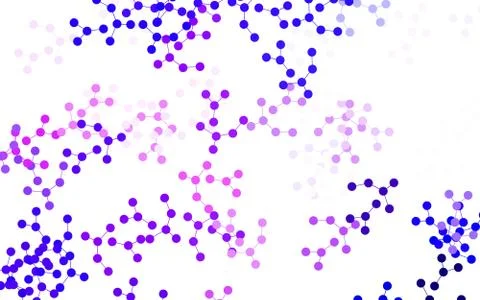 Light Purple, Pink vector template with artificial intelligence structure. Stock Illustration