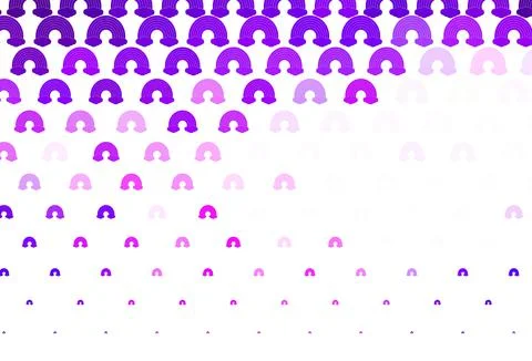 Light Purple, Pink vector template with rainbow signs. Illustrazione stock
