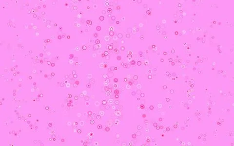 Light Purple, Pink vector template with circles. Ilustración de archivo