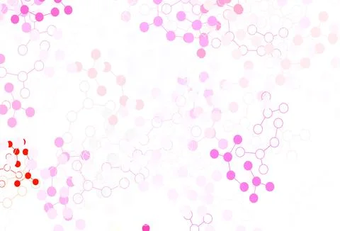 Light Purple, Pink vector template with artificial intelligence structure. 스톡 일러스트