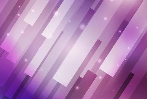 Light Purple, Pink vector template with rhombus. Stock Illustration
