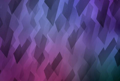 Light Purple, Pink vector template with rhombus. Stock Illustration