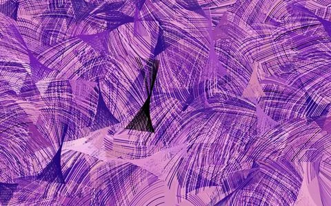 Light Purple, Pink vector template with chaotic shapes. Stock Illustration