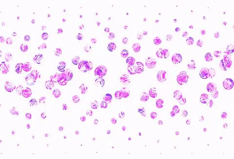 Light Purple, Pink vector texture with disks. Stock Illustration