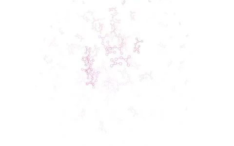 Light Purple, Pink vector texture with artificial intelligence concept. Stock Illustration