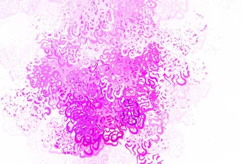 Light Purple, Pink vector texture with abstract forms. Stock Illustration