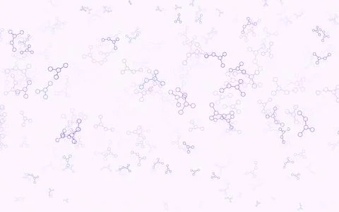 Light Purple, Pink vector texture with artificial intelligence concept. Illustrazione stock
