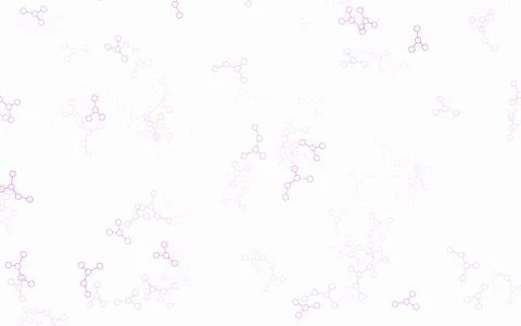 Light Purple, Pink vector texture with artificial intelligence concept. Stock Illustration