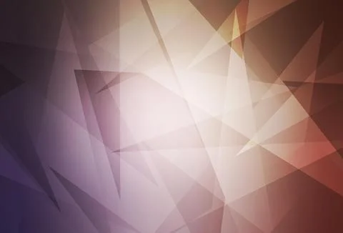 Light Purple, Pink vector texture with triangular style. Stock Illustration