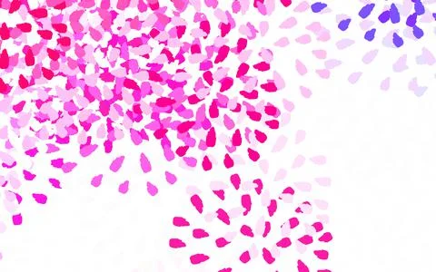 Light Purple, Pink vector texture with abstract forms. Stock Illustration