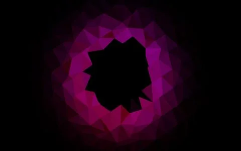 Light Purple, Pink vector triangle mosaic cover. 스톡 일러스트