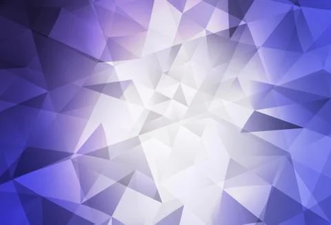 Light Purple vector abstract mosaic backdrop. Stock Illustration