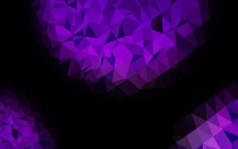 Light Purple vector abstract mosaic background. Stock Illustration