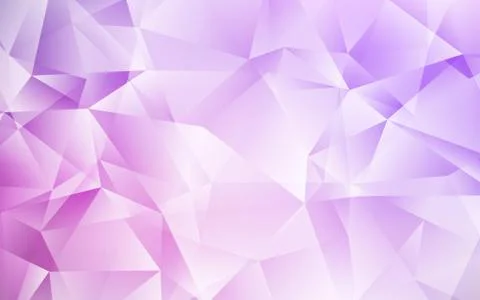 Light Purple vector abstract mosaic pattern. Stock Illustration