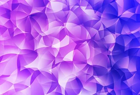 Light Purple vector abstract polygonal pattern. Stockillustratie